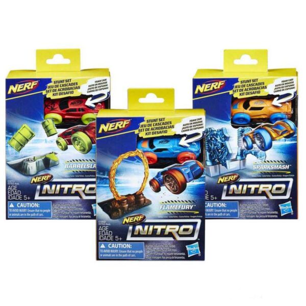 NERF NITRO AUTO MUNICIJA FOAM CARS 3 PCS