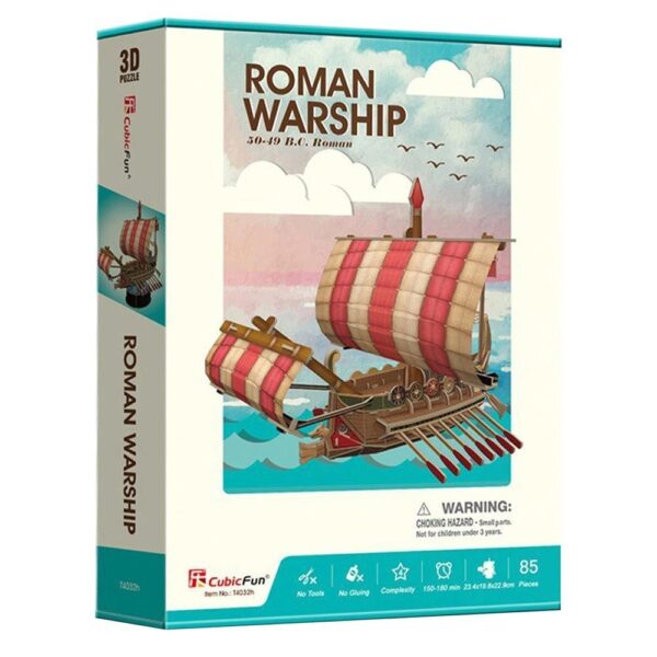CUBICFUN PUZZLE ROMAN WARSHIP
