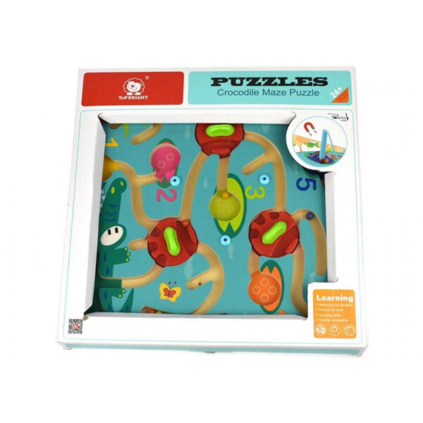 TOP BRIGHT CROCODILE MAZE PUZZLE