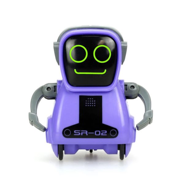 POKIBOT LJUBICASTI INTERAKTIVNI ROBOT SILVERLITE - Slika 2
