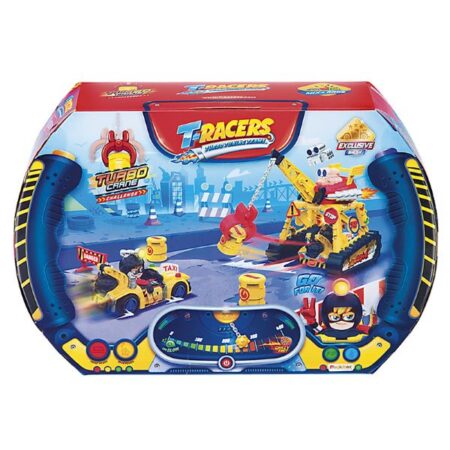 T-RACERS S PLAYSET TURBO CRANE