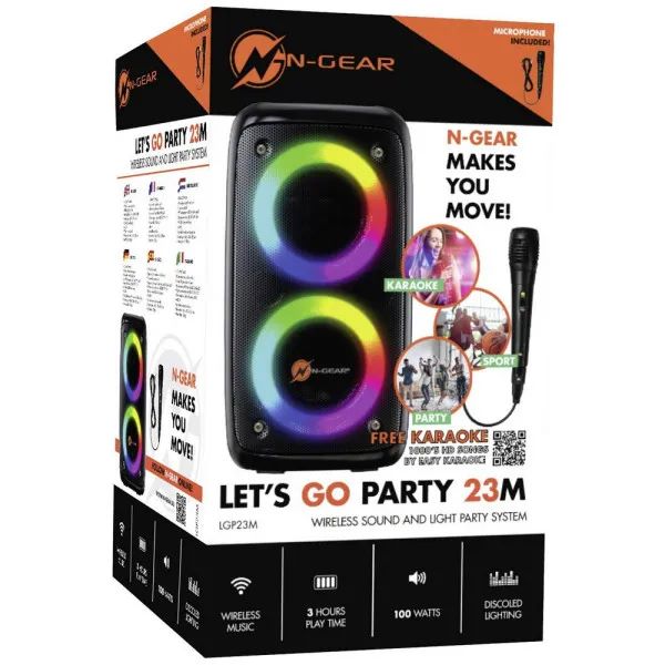 N GEAR BLUETOOTH ZVUCNIK SA LED SVETLOM