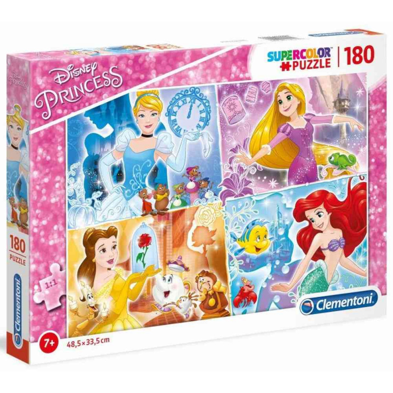 CLEMENTONI PUZZLE 180 DISNEY PRINCES | Dečiji svet Igračke za decu
