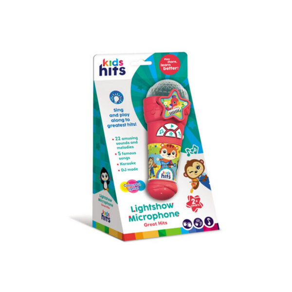 KIDS HITS LIGHTSHOW MICROPHONE GREAT