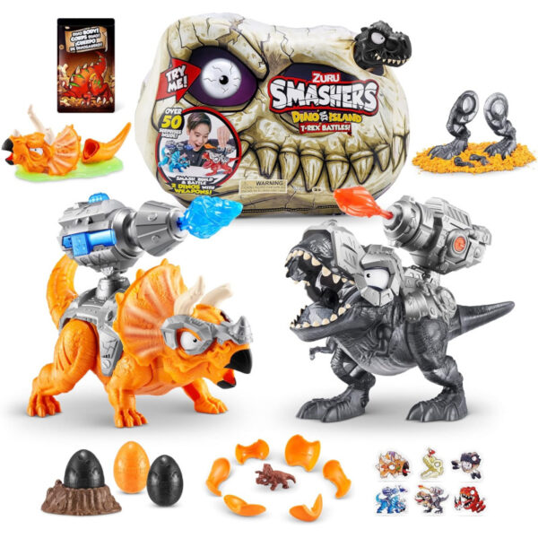 SMASHERS DINO ISLAND MINI T REX SET ZA IGRU - Image 2