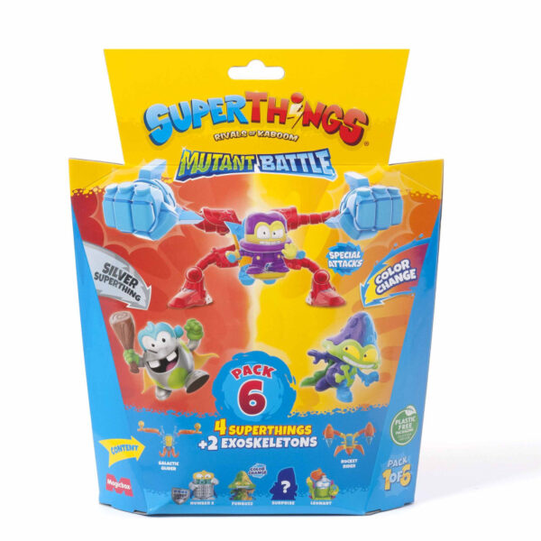 SUPERTHINGS MUTANT BATTLE PACK 6