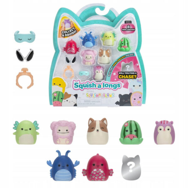 SQUISH-A-LONGS 8 PACK FIGURICE - Image 2