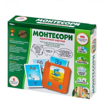 EDUKATIVNA KREATIVNA IGRA SR MONTESORI KARTE