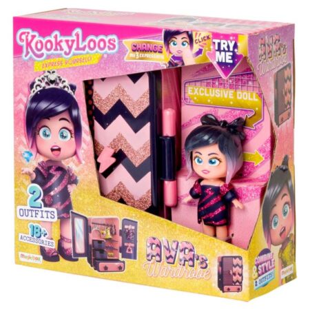 KOOKYLOOS S PLAYSET AVA S WARDROBE