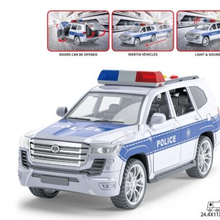 MAGZY WHEEL DZIP 1:16 POLICIJSKI PLAVI SA ZVUK I S