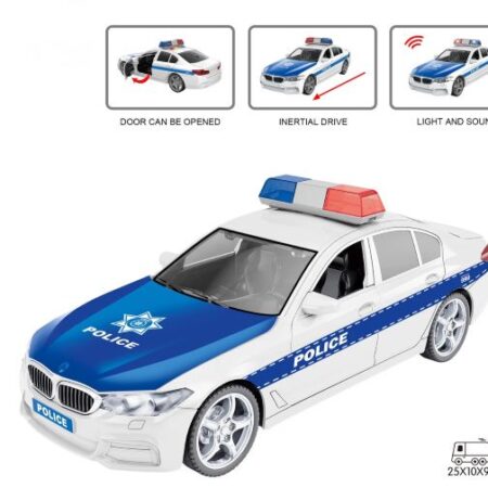 MAGZY WHEEL AUTOMOBIL 1:16 POLICIJSKI PLAVI SA ZVU