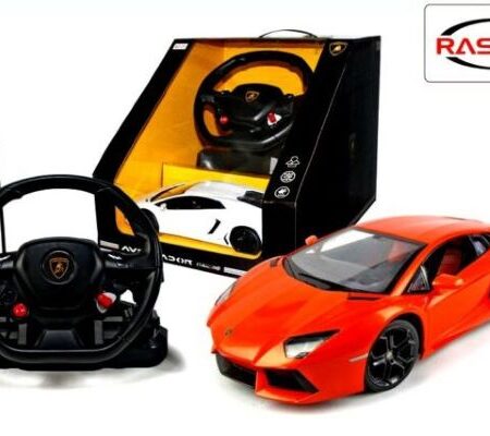 AUTO R/C 1:14 AVENTADOR WITH STEERING WHEEL CONTRO