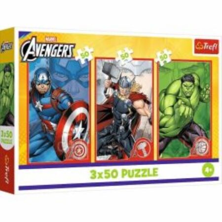 PUZZLE 3X50 MARVEL