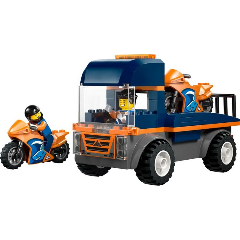 LEGO CITY MOTORCYCLE TRANSPORTER 60491 - Slika 2