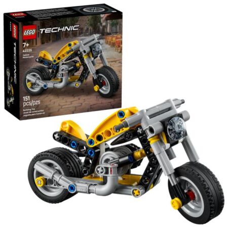 LEGO TECHNIC YELLOW MOTORCYCLE 42225