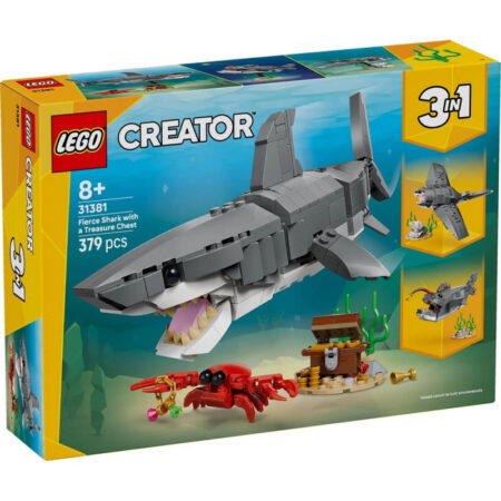 LEGO CREATOR FIERCE SHARK WITH A TREASURE 31381