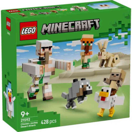 LEGO MINECRAFT CHICKEN JOCKEY DESERT ATTACK 21592