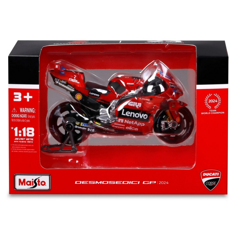 MAISTO 1:18 DUCATI DESMOSEDICI MOTOR GP